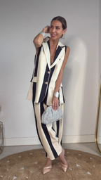Set lino rayas