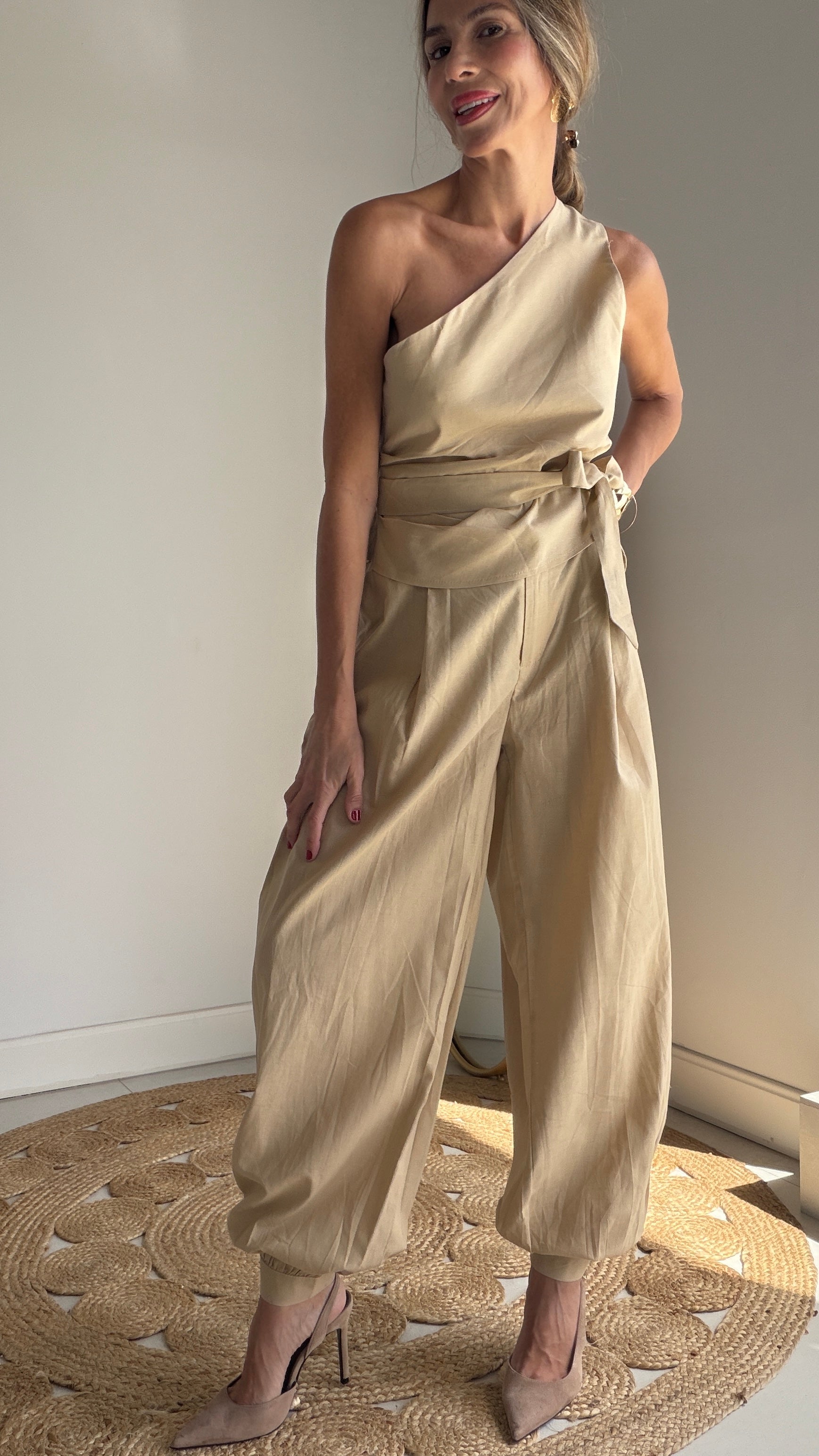 Conjunto Lino asimétrico