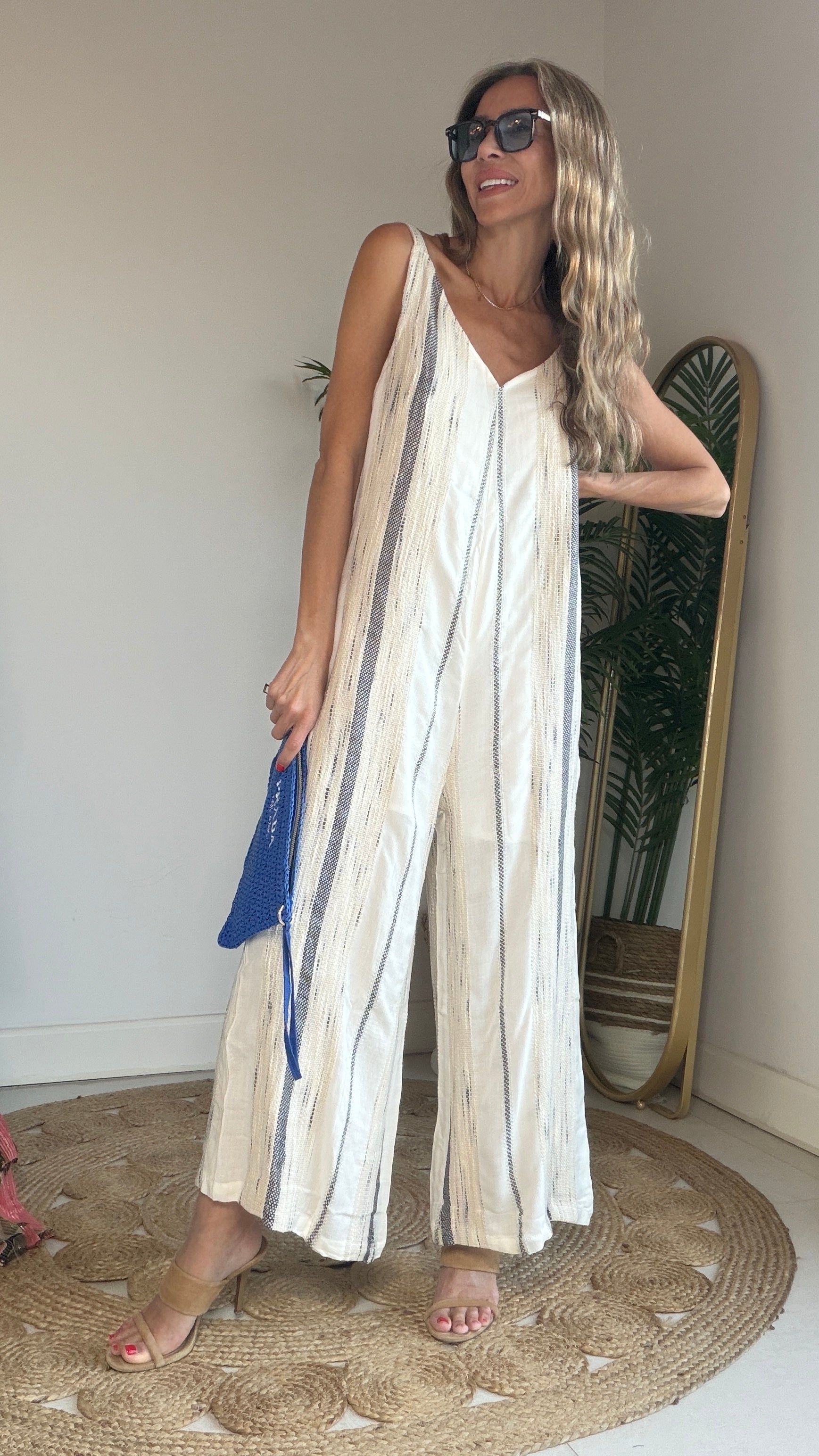Mono Boho rayas