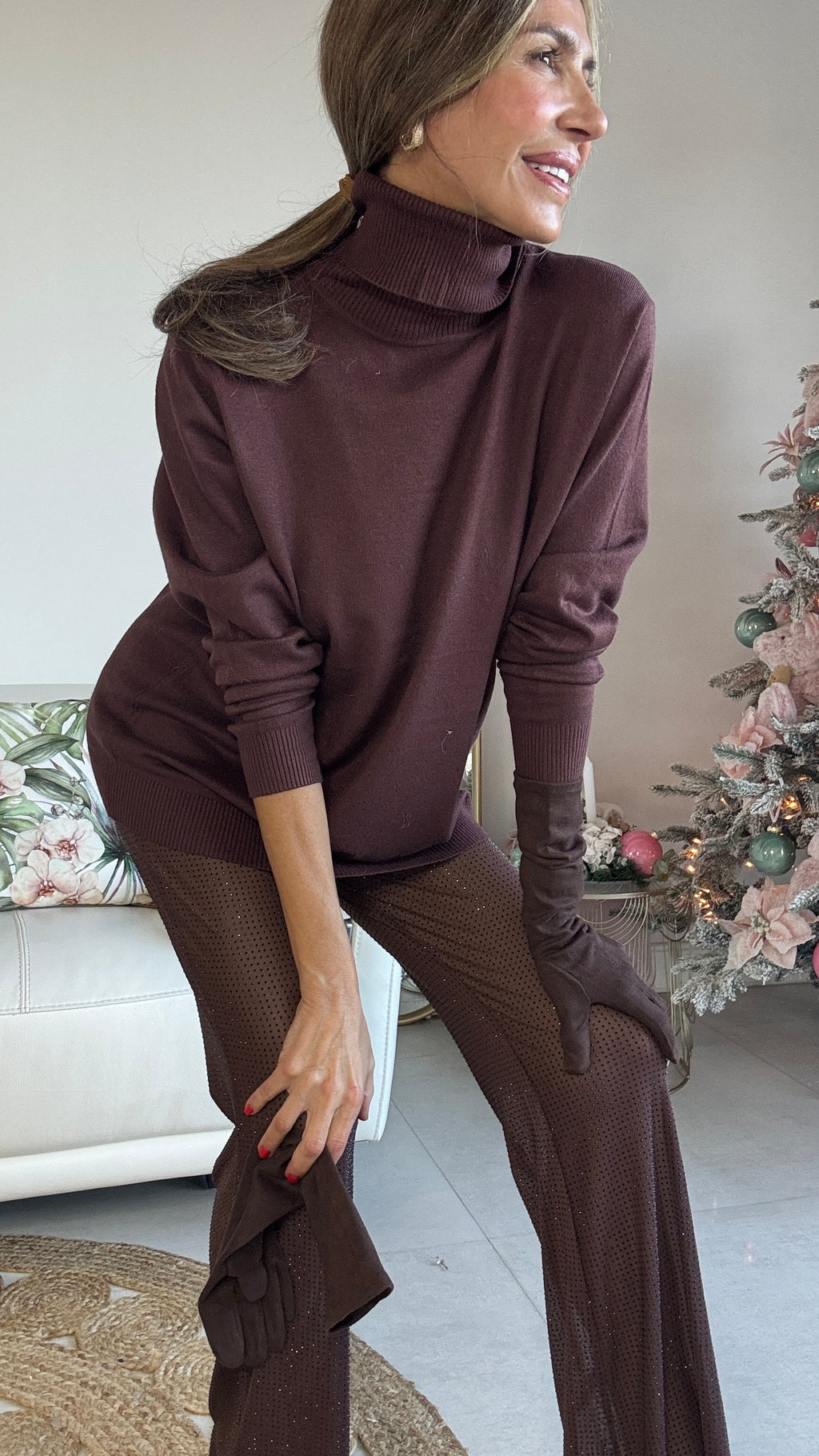 Pantalón tul con brillo