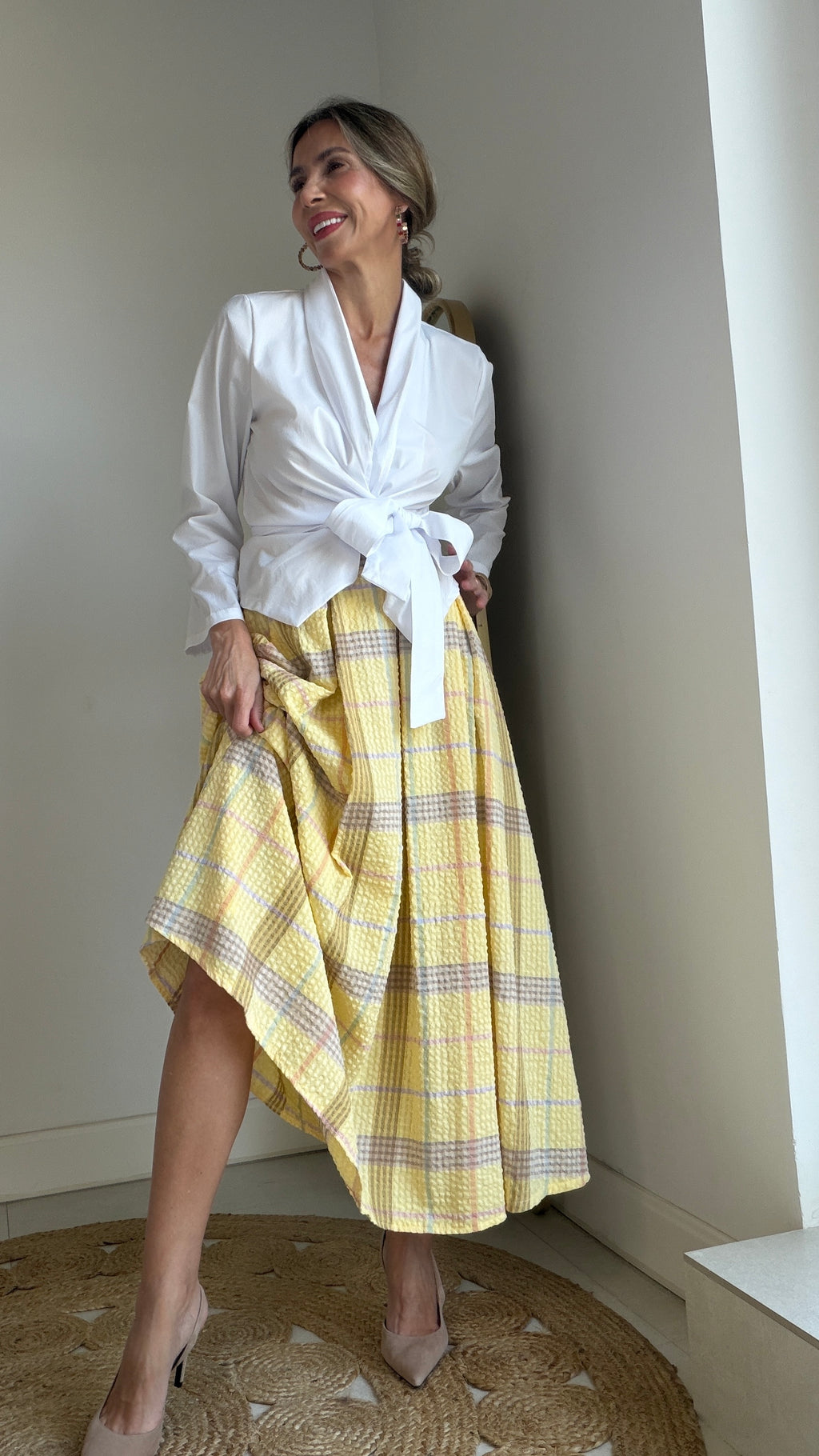 Falda Piqué