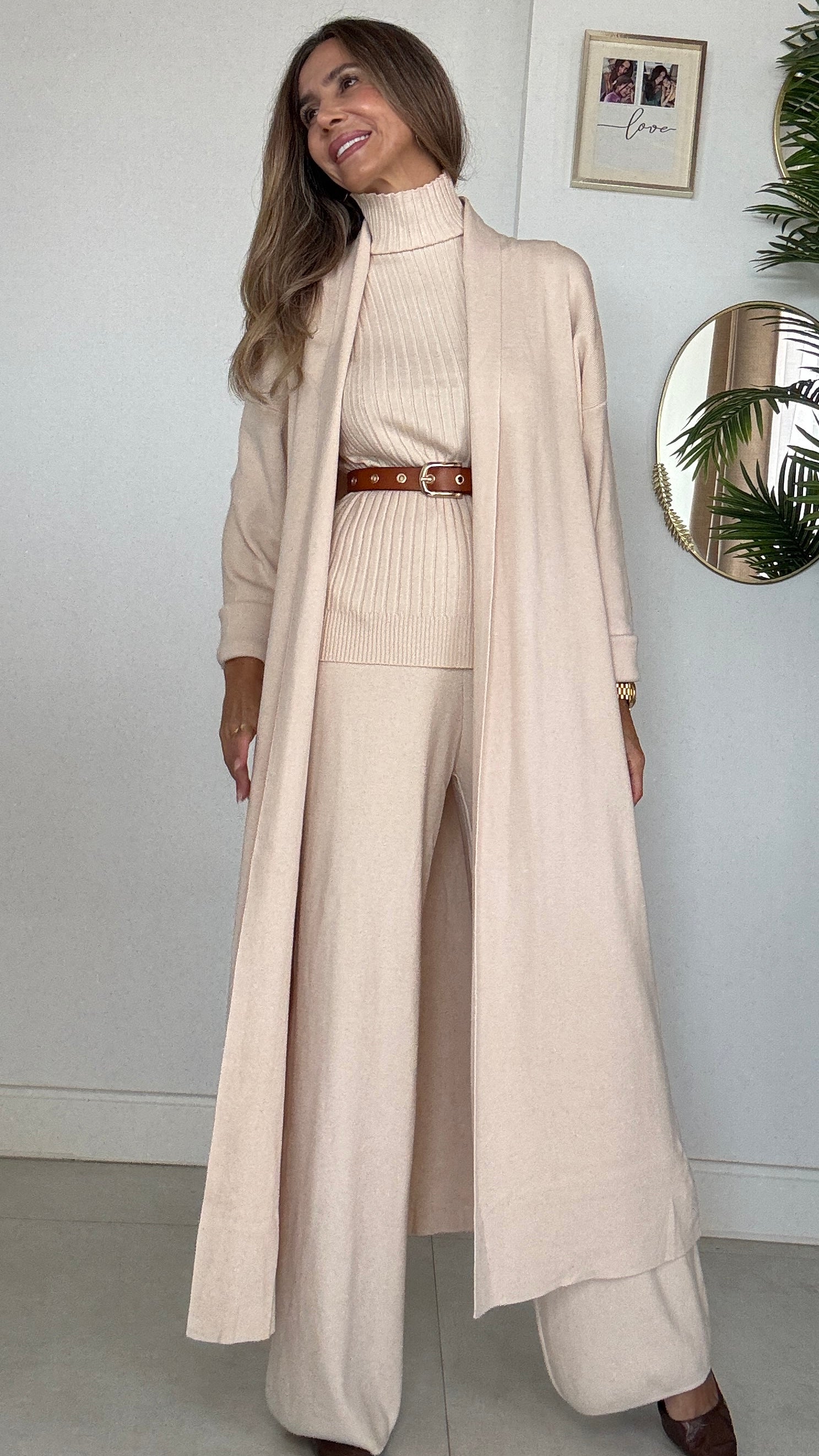 Set tres piezas punto