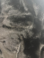 Chaqueta de pelo crop top