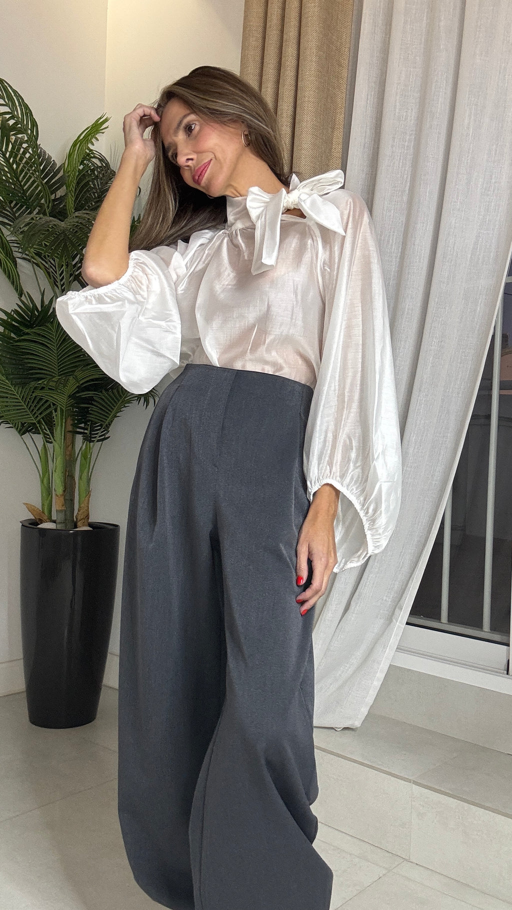 Pantalón Moma bombacho