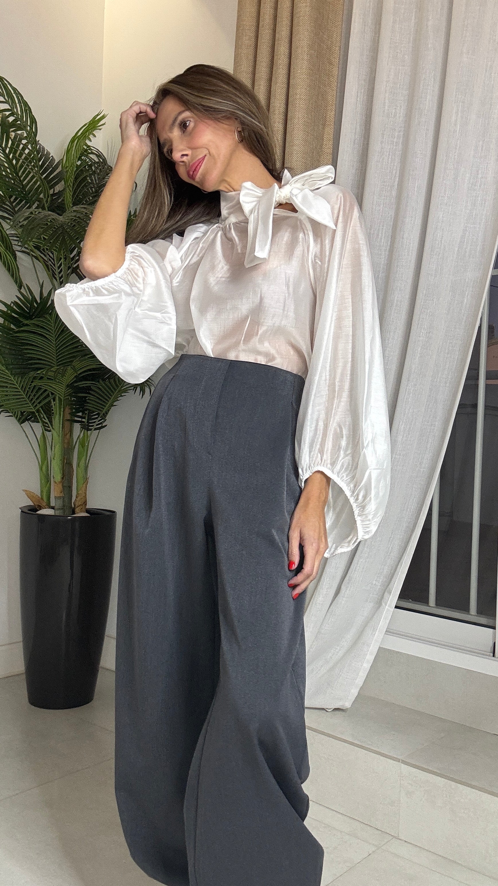 Pantalón Moma bombacho