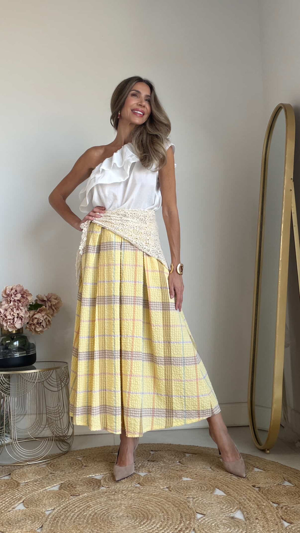 Falda Piqué
