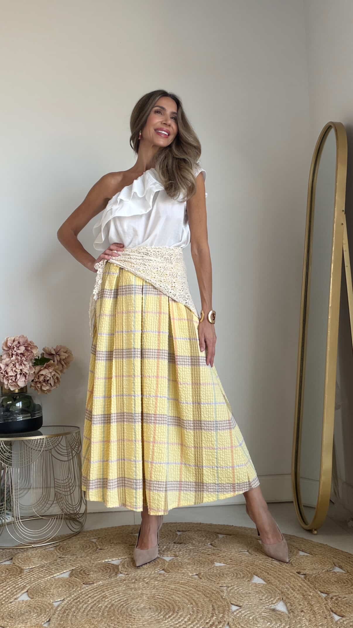 Falda Piqué