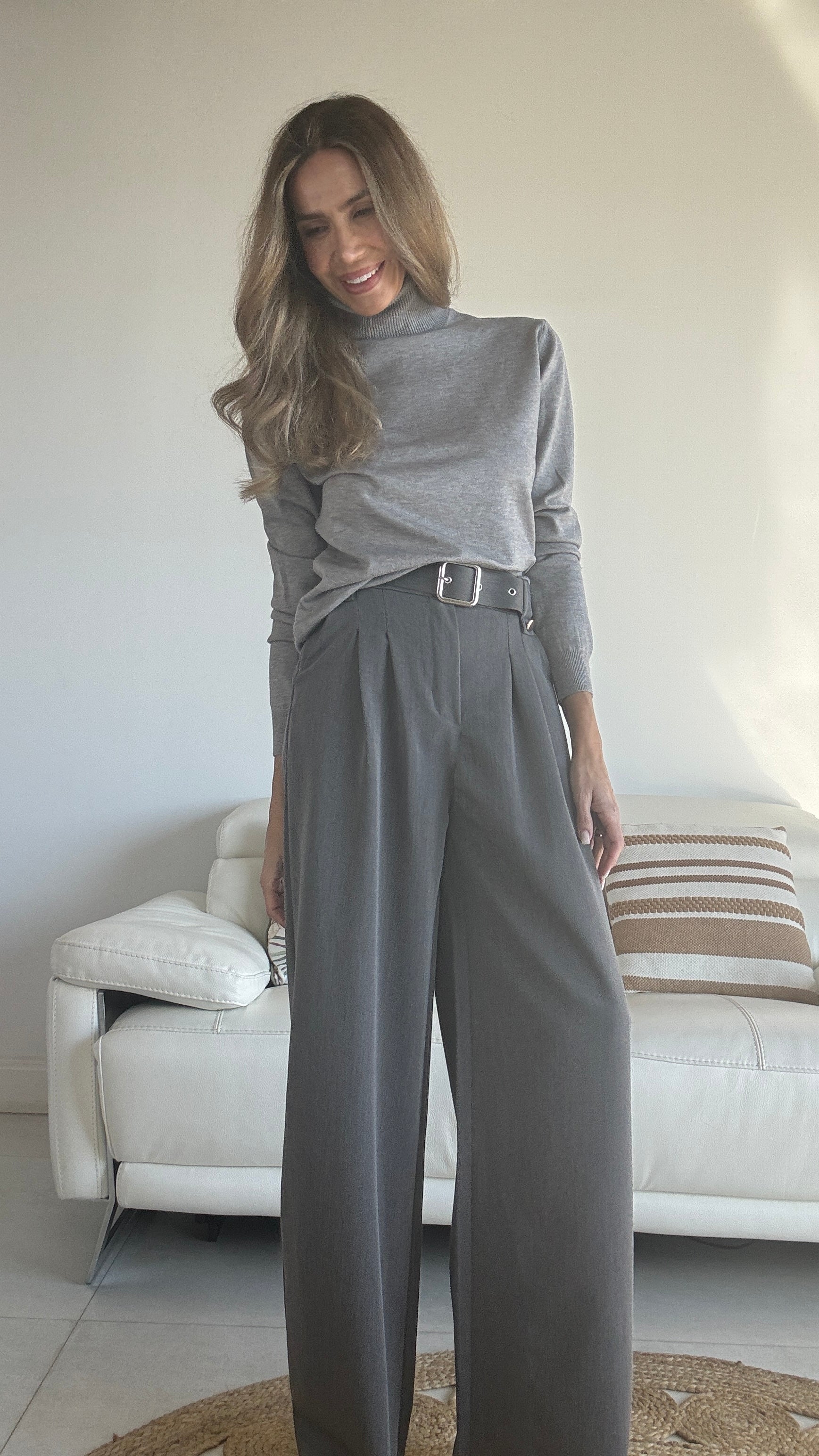 Jersey cuello alto básico