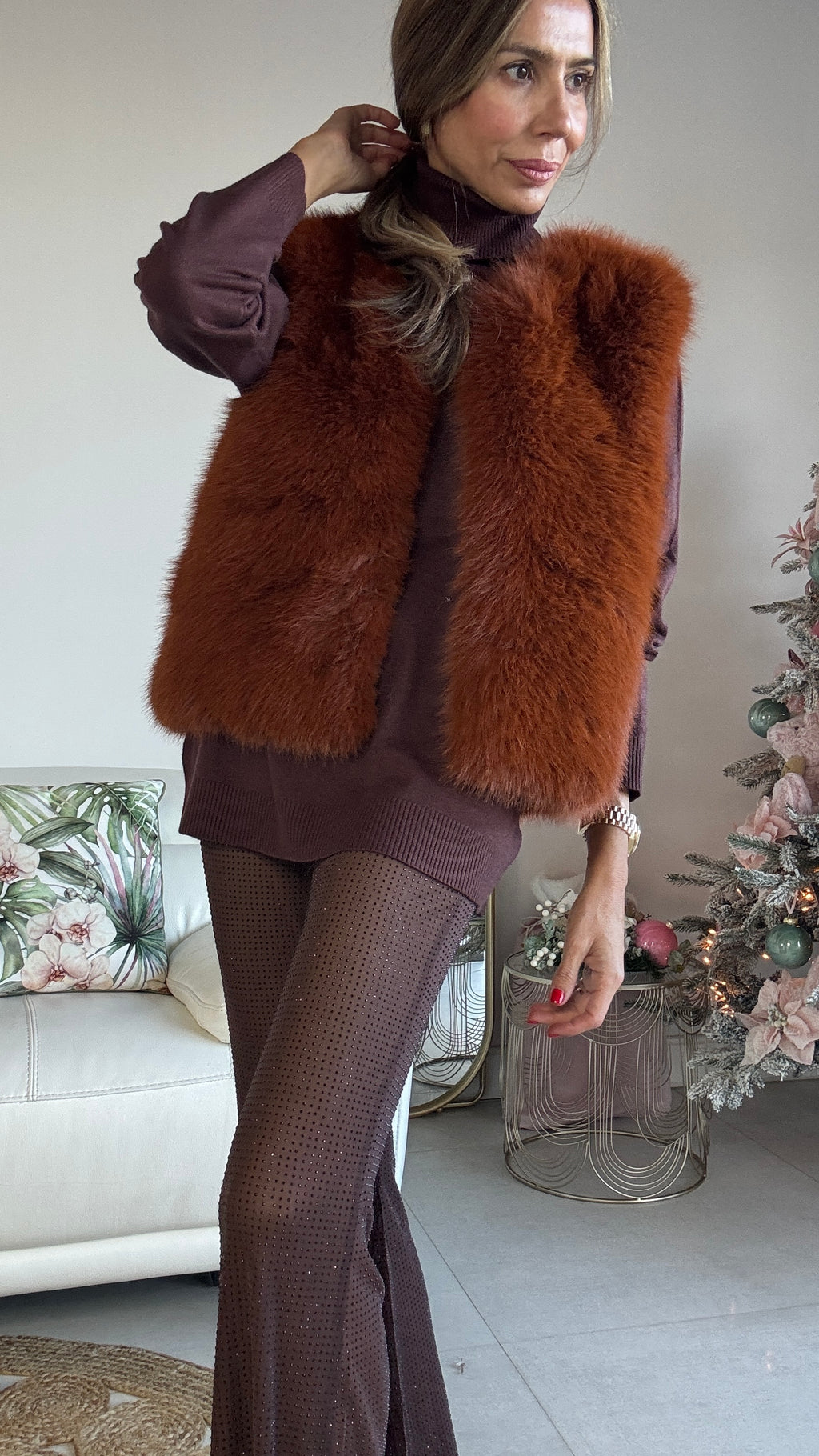 Pantalón tul con brillo