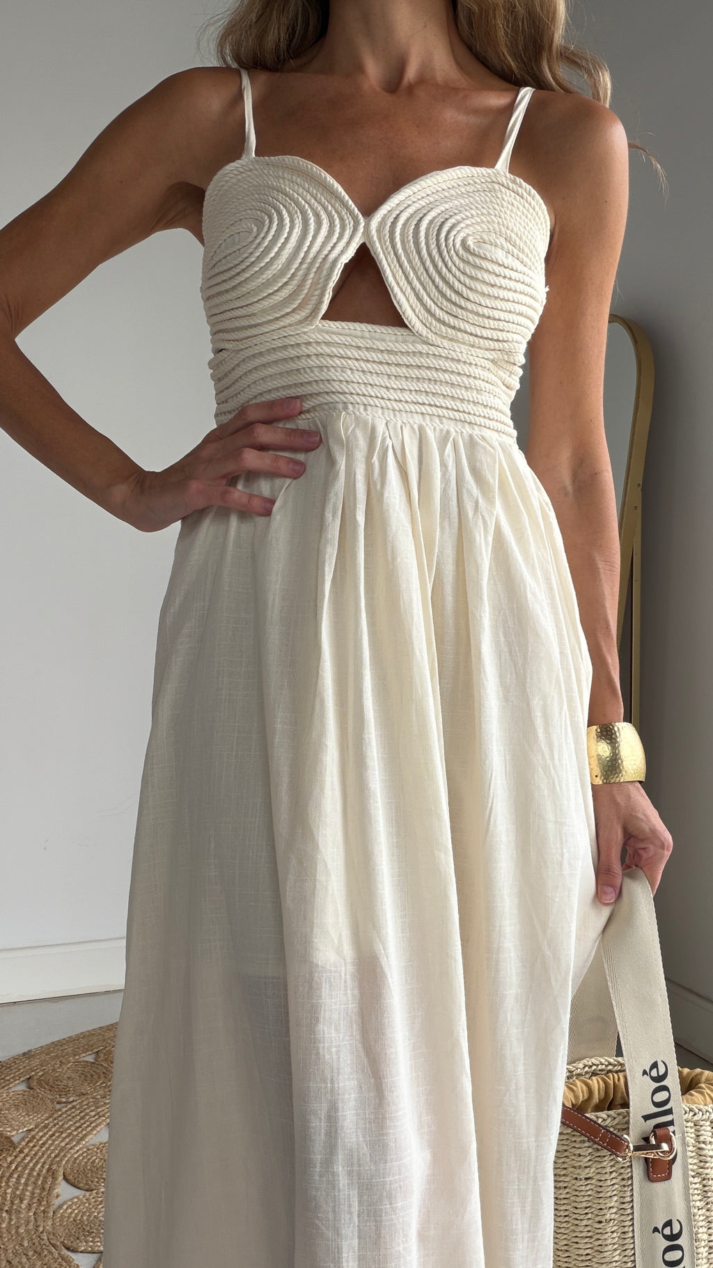 Vestido Boho Cuerdas