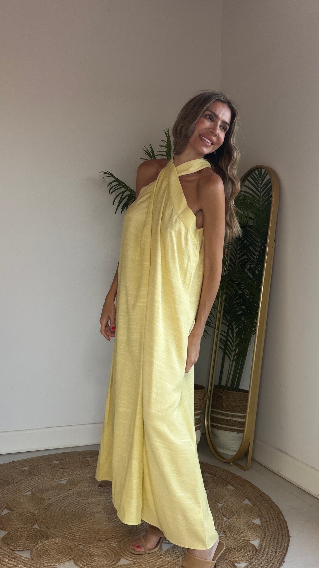 Vestido Cuello Halter