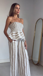 Set lino Peplum