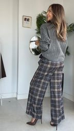 Pantalón de cuadros Navy