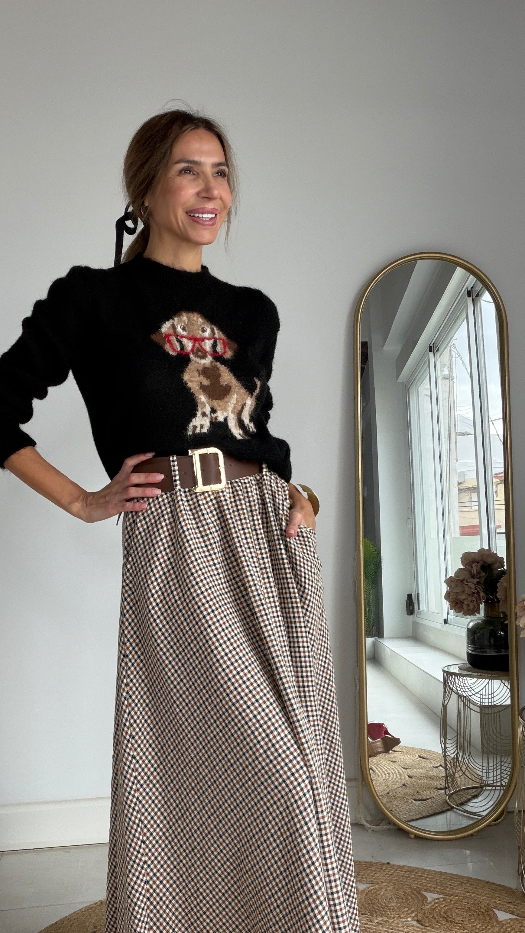 Falda vichy
