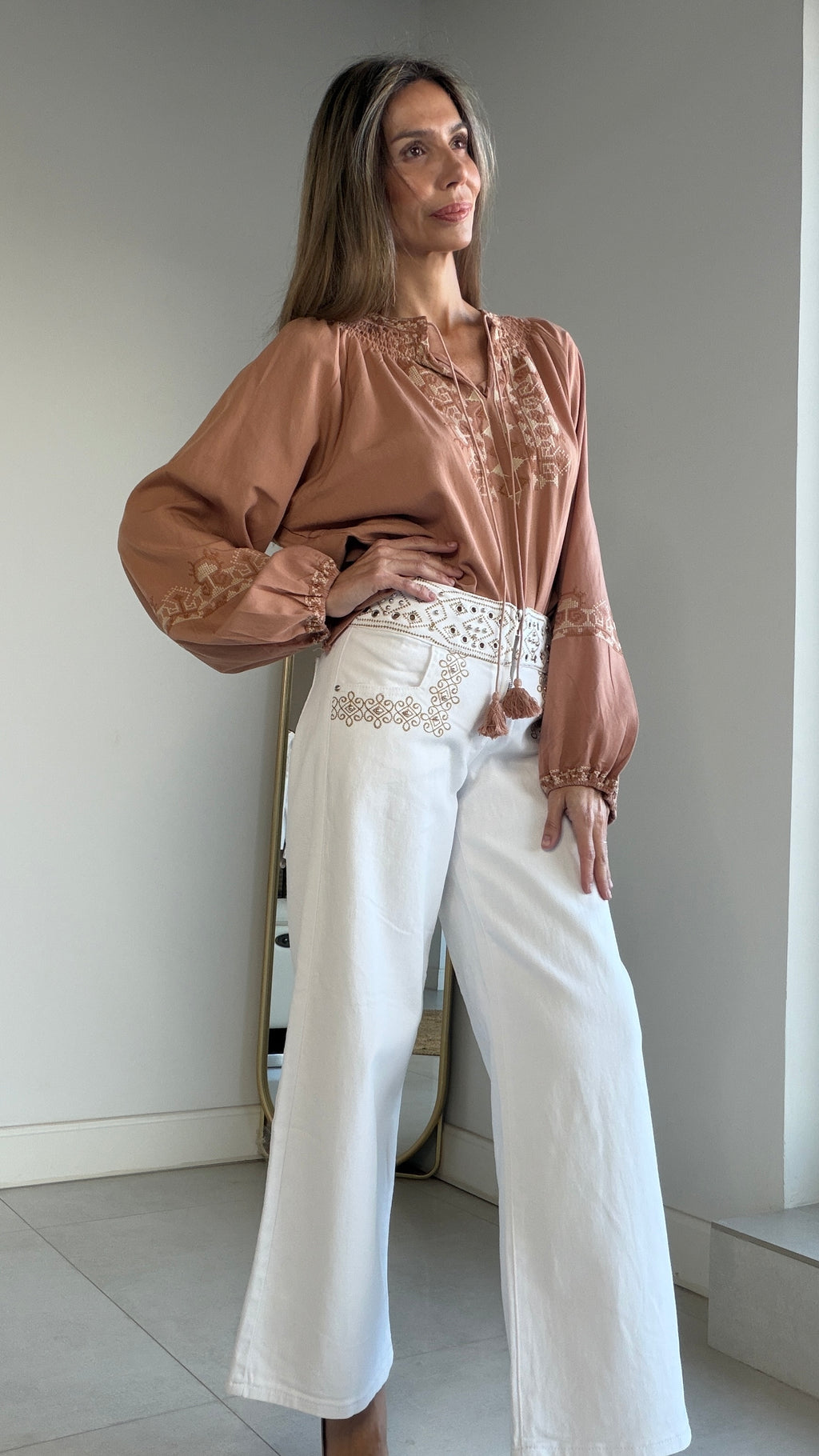 Camisa boho Teja