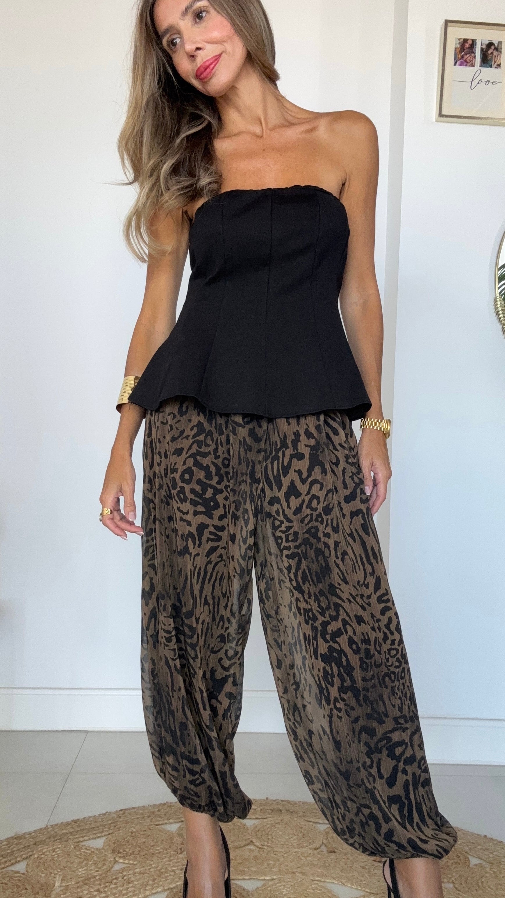 Pantalón Bombacho Animal Print