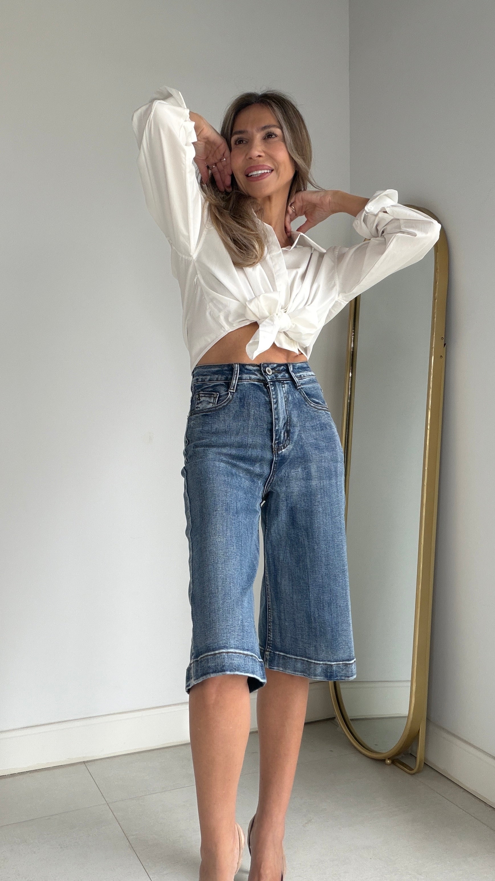 Bermudas vaqueras