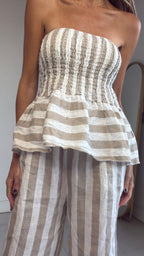Set lino Peplum