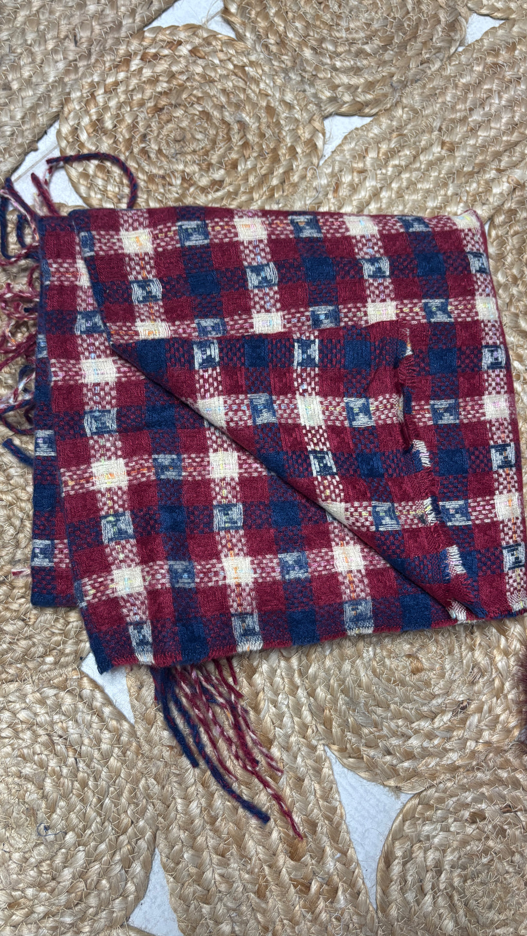 P.R Chaleco de pelo y foulard