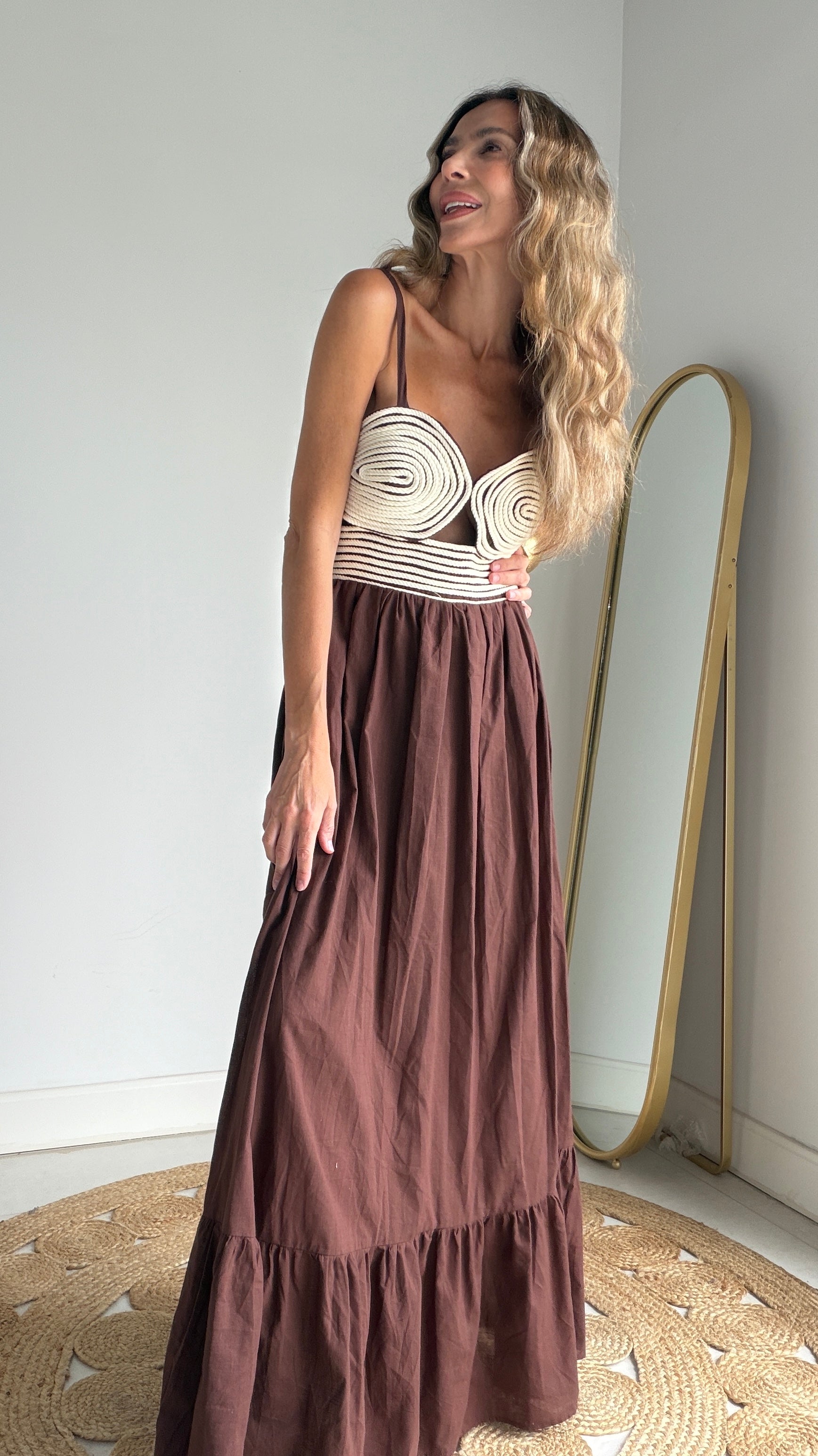 Vestido Boho Cuerdas
