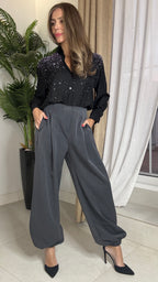 Pantalón Moma bombacho