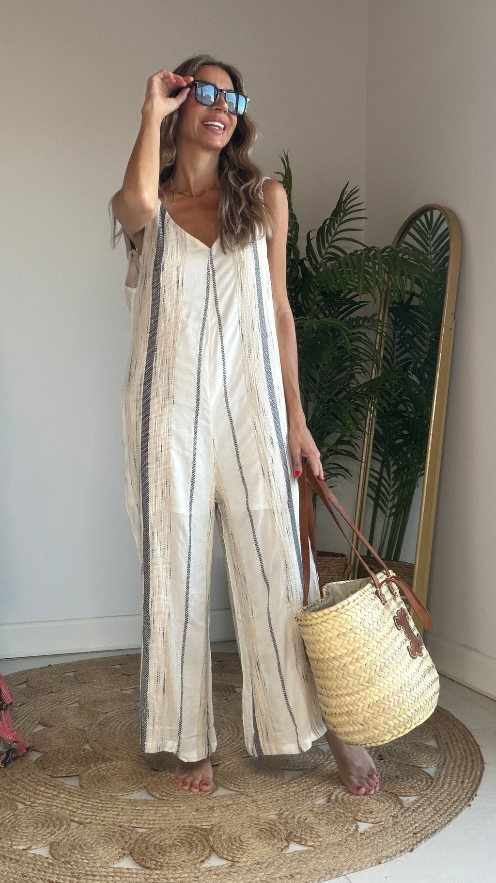 Mono Boho rayas