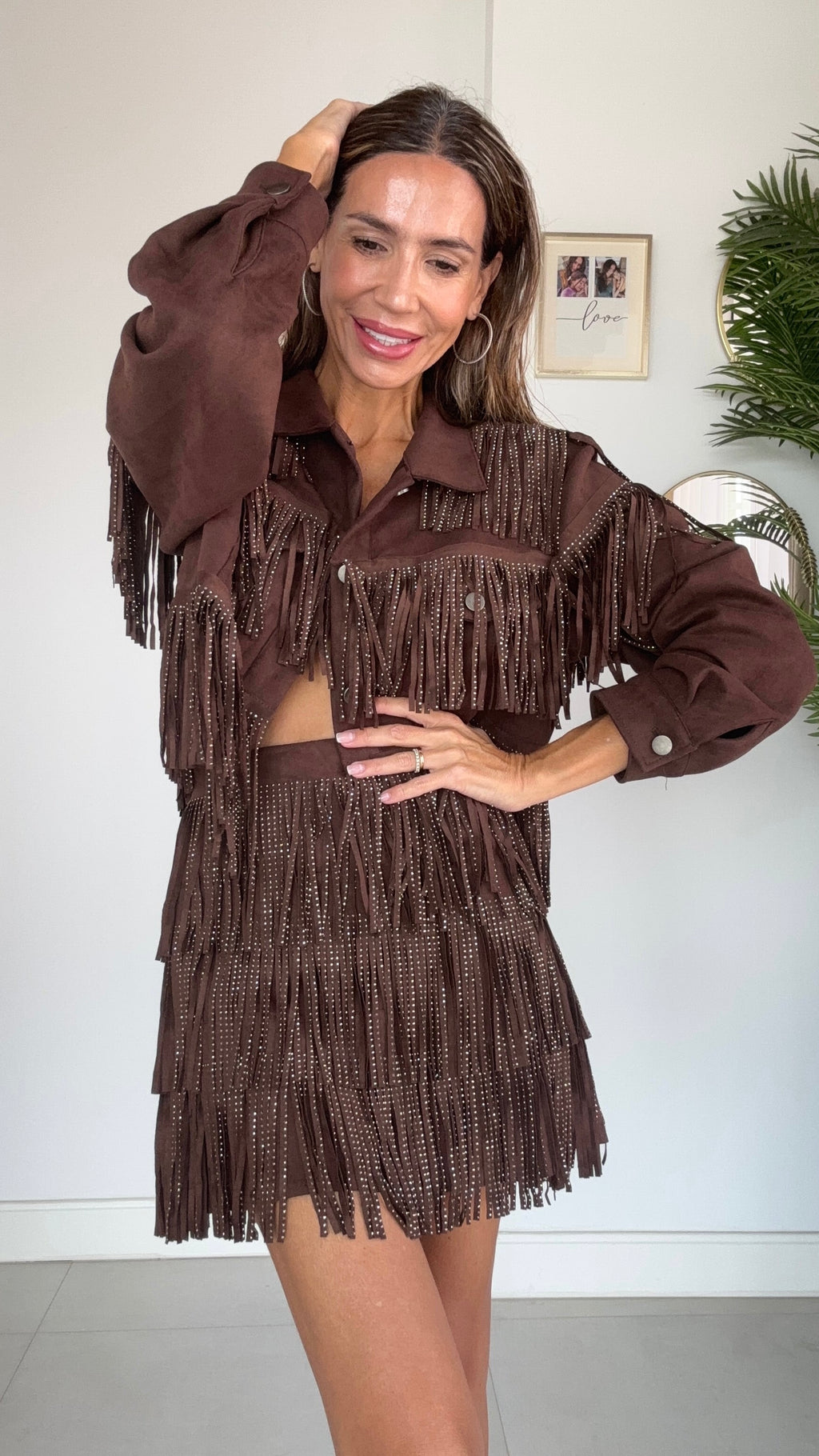 Chaqueta de  Flecos Colección Shine