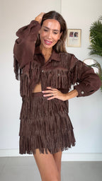 Chaqueta de  Flecos Colección Shine