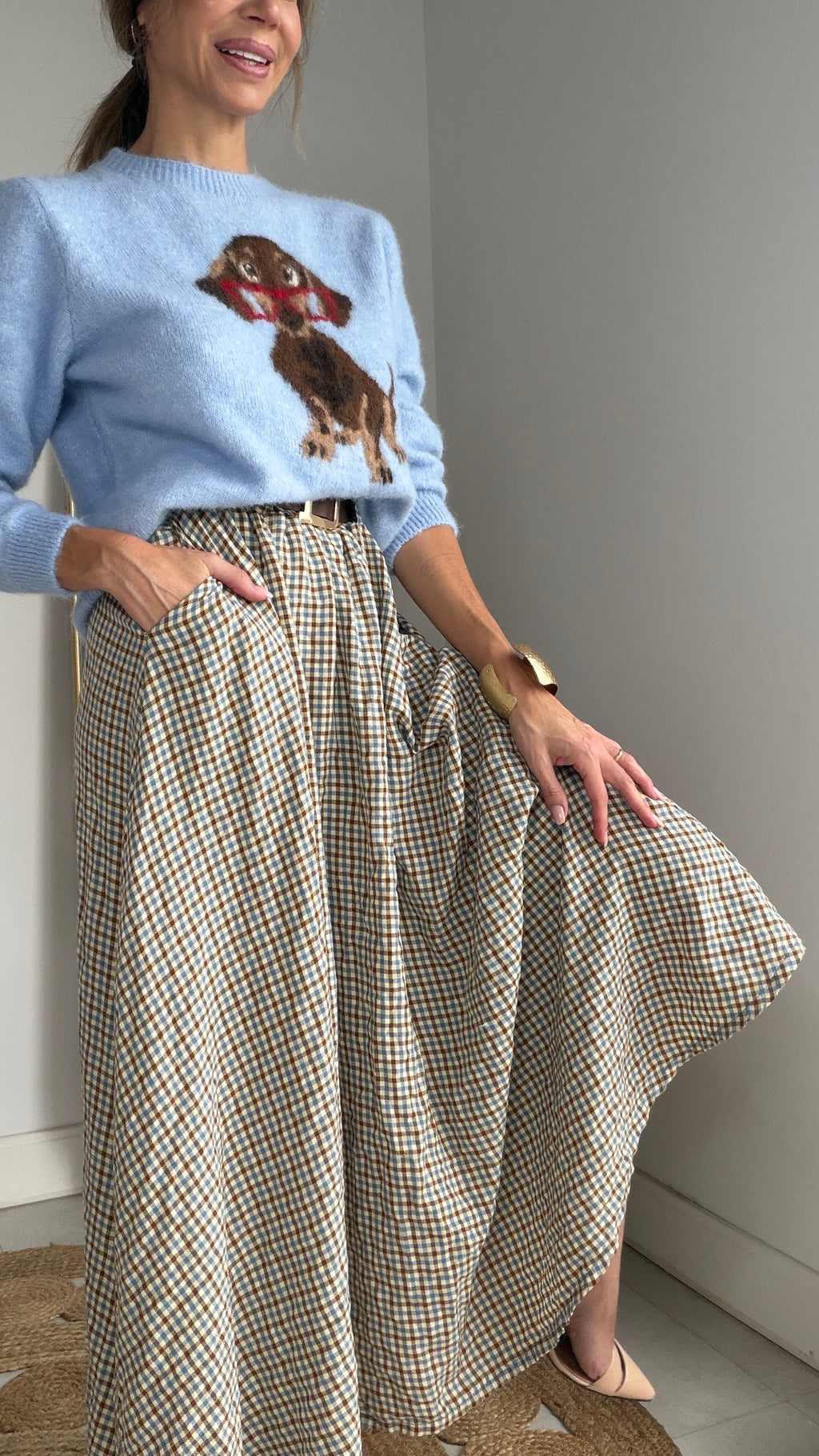 Falda vichy