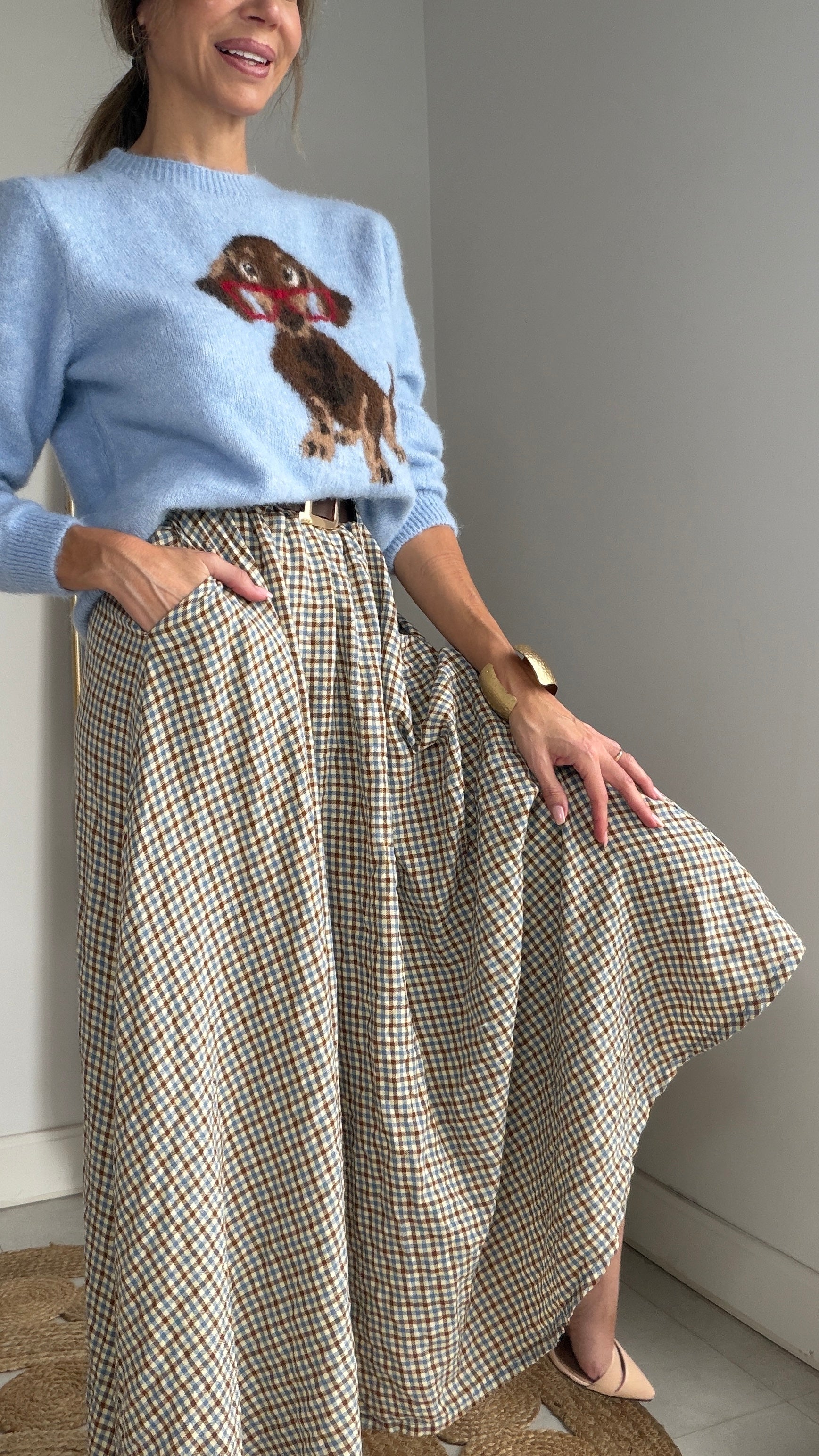 Falda vichy