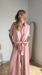 Camisa nudo seda