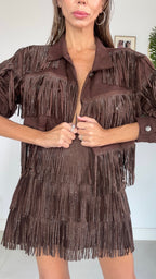 Chaqueta de  Flecos Colección Shine