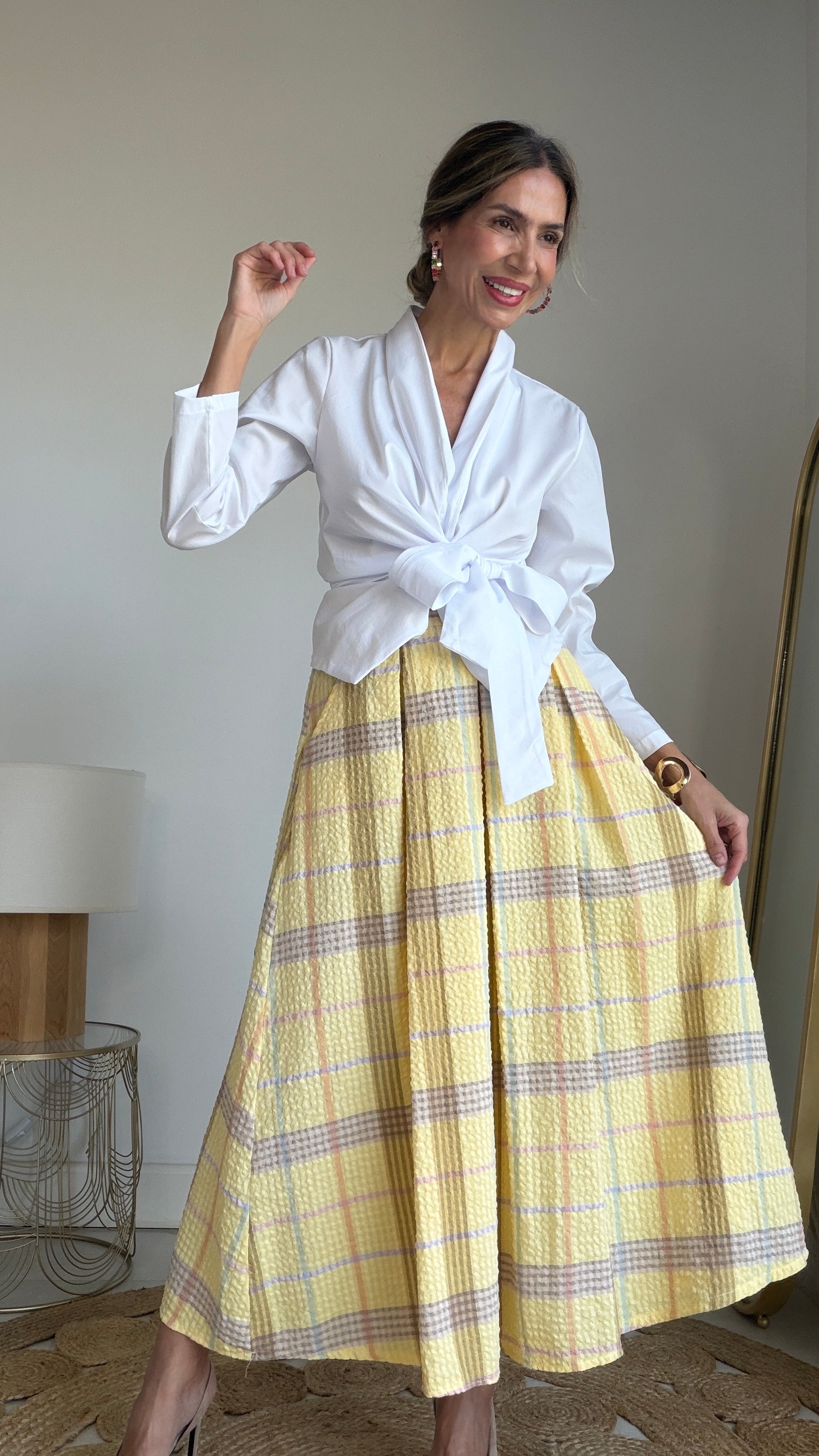 Falda Piqué