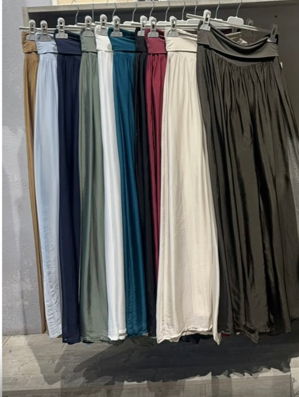 Pantalón palazzo seda