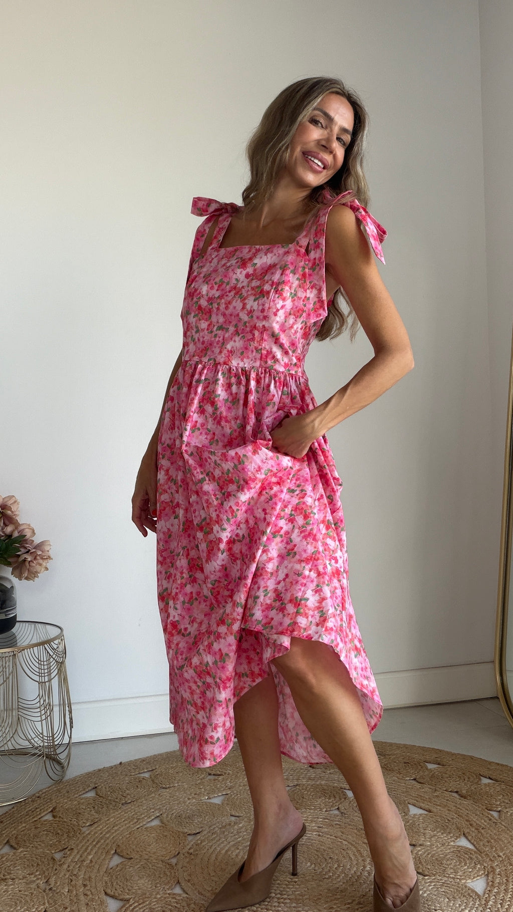 Vestido Bloom rosa