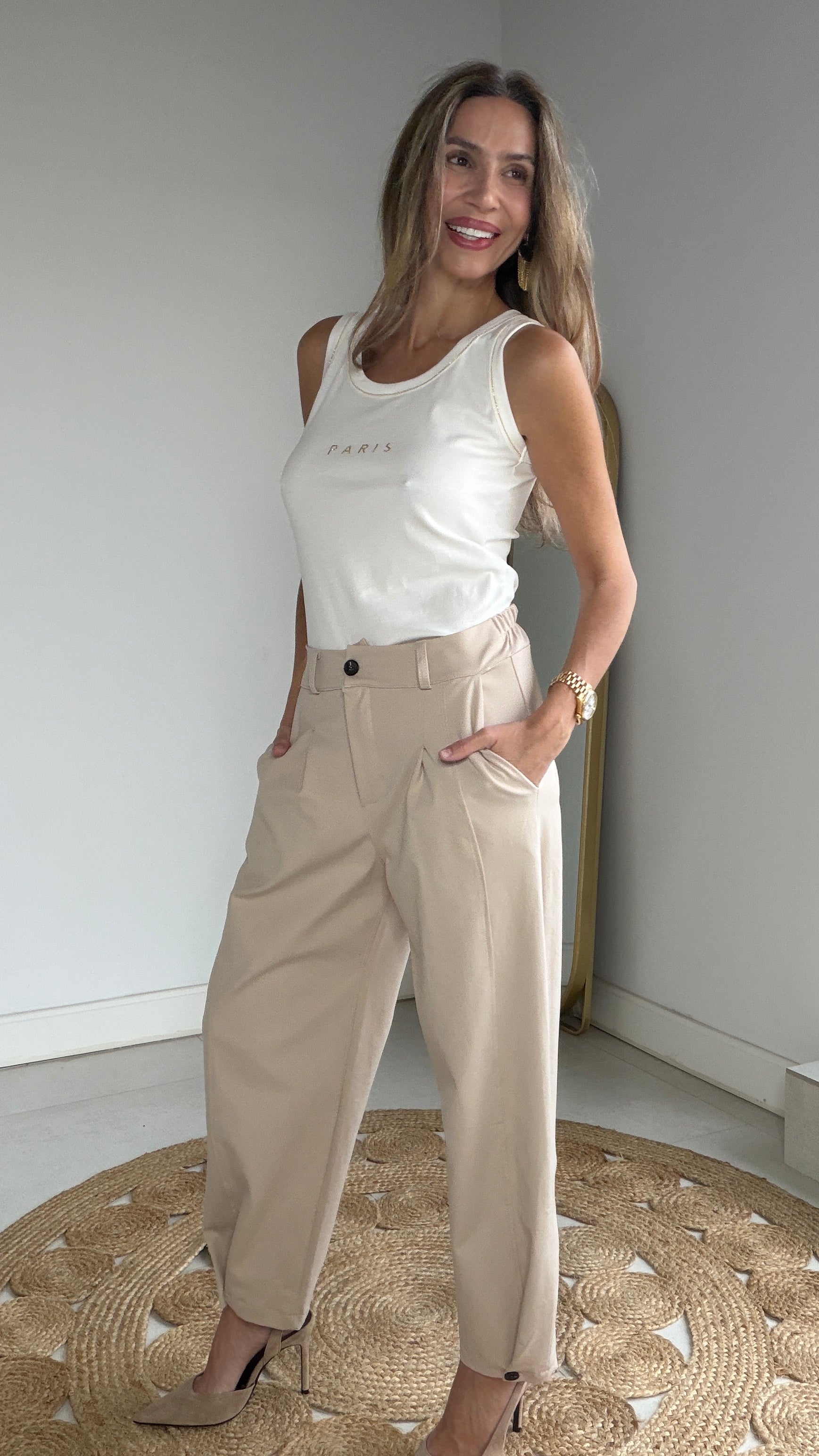 Camiseta Paris blanca