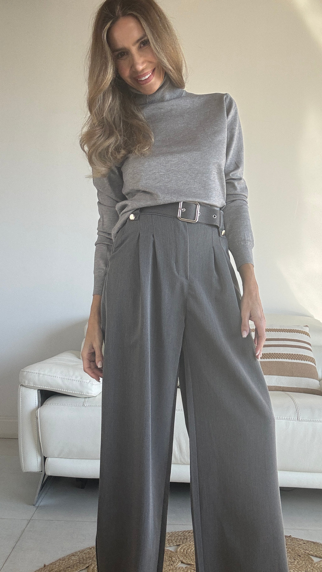 Jersey cuello alto básico