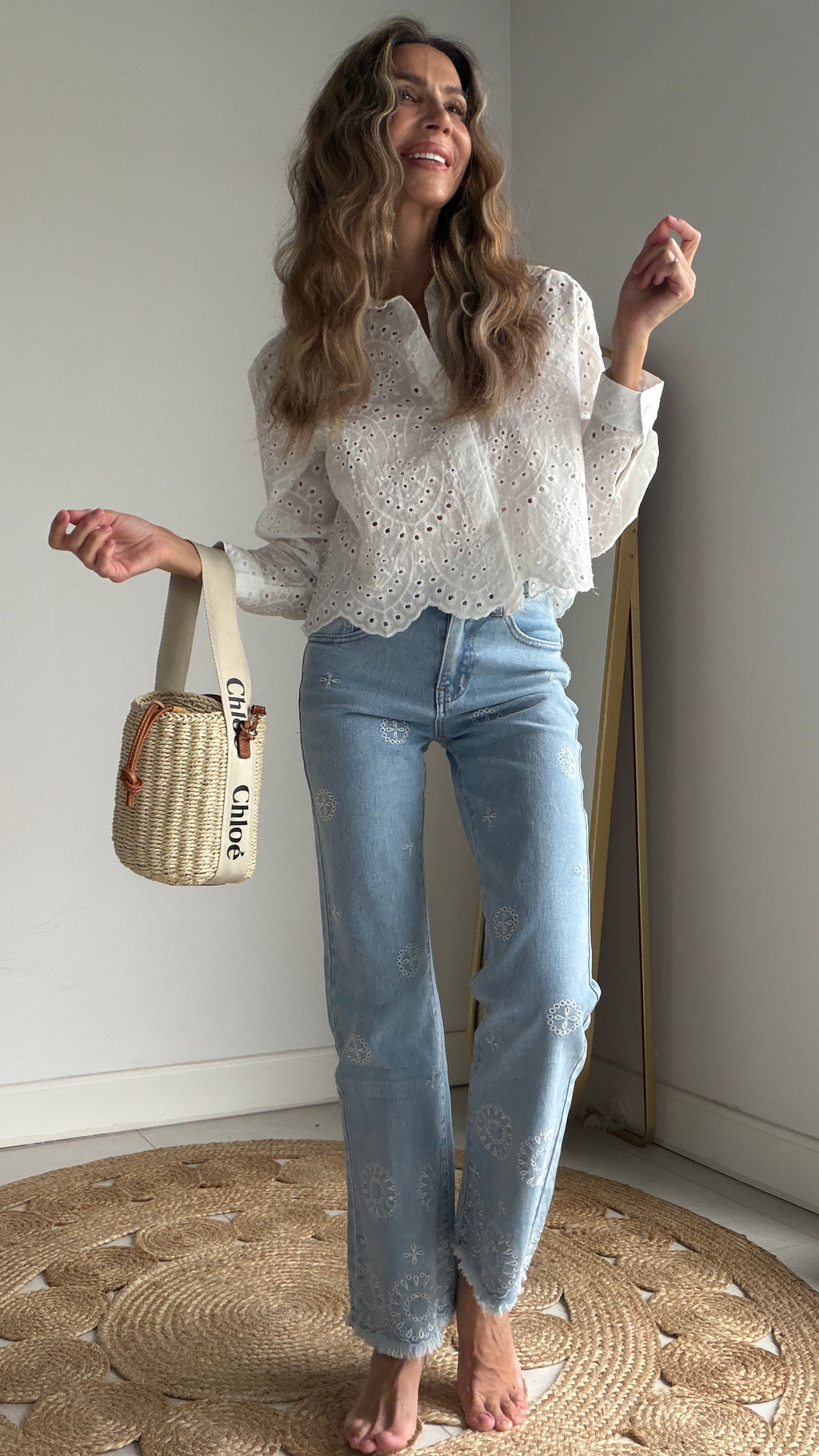 Camisa crop Troquel
