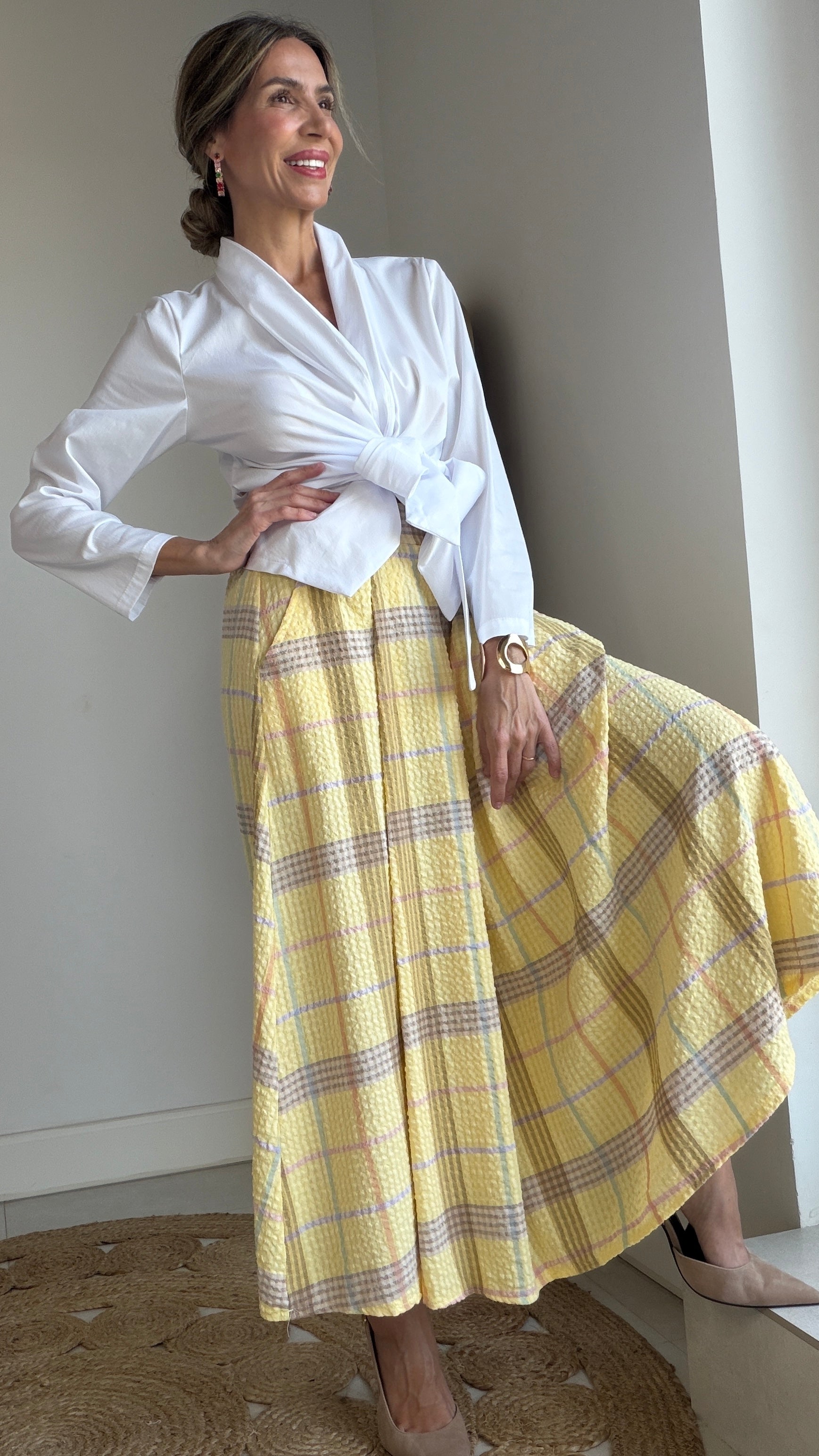Falda Piqué
