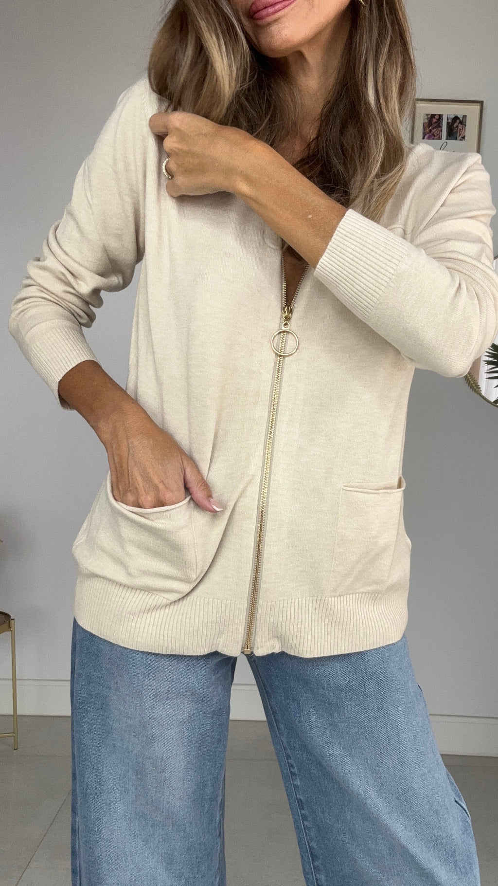 Chaquetita de Punto Chic Metal