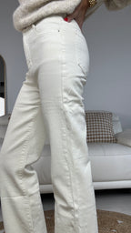 Pantalón vaquero Ivory blanco