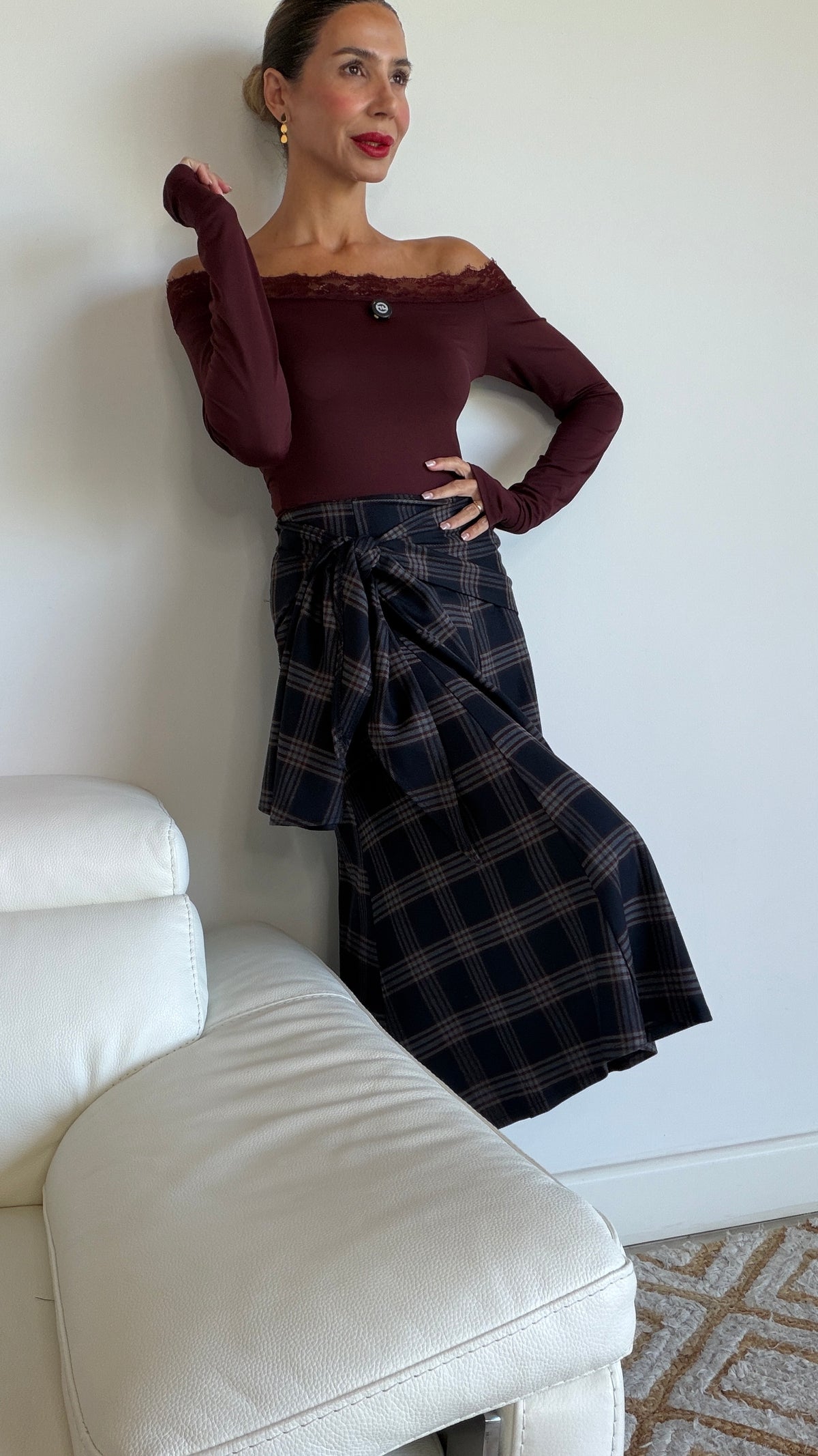 Falda cuadros Madrid