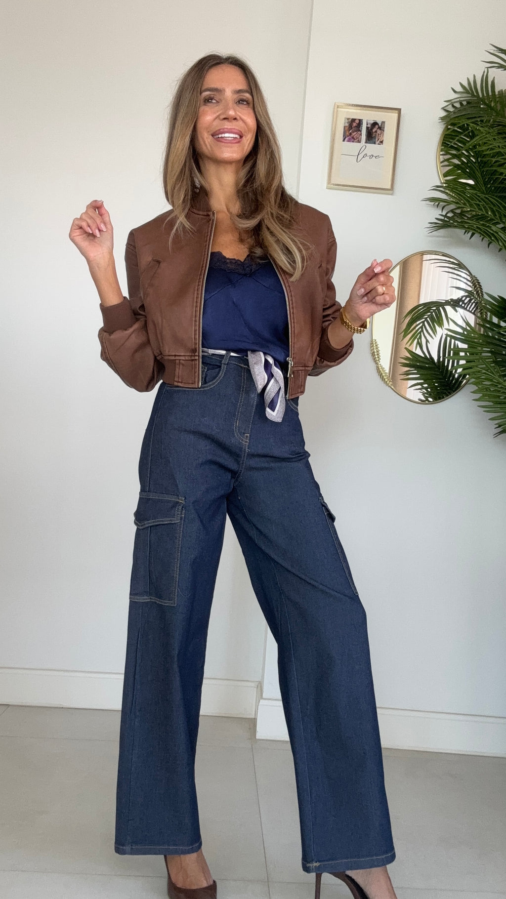 Pantalón Cargo Vaquero