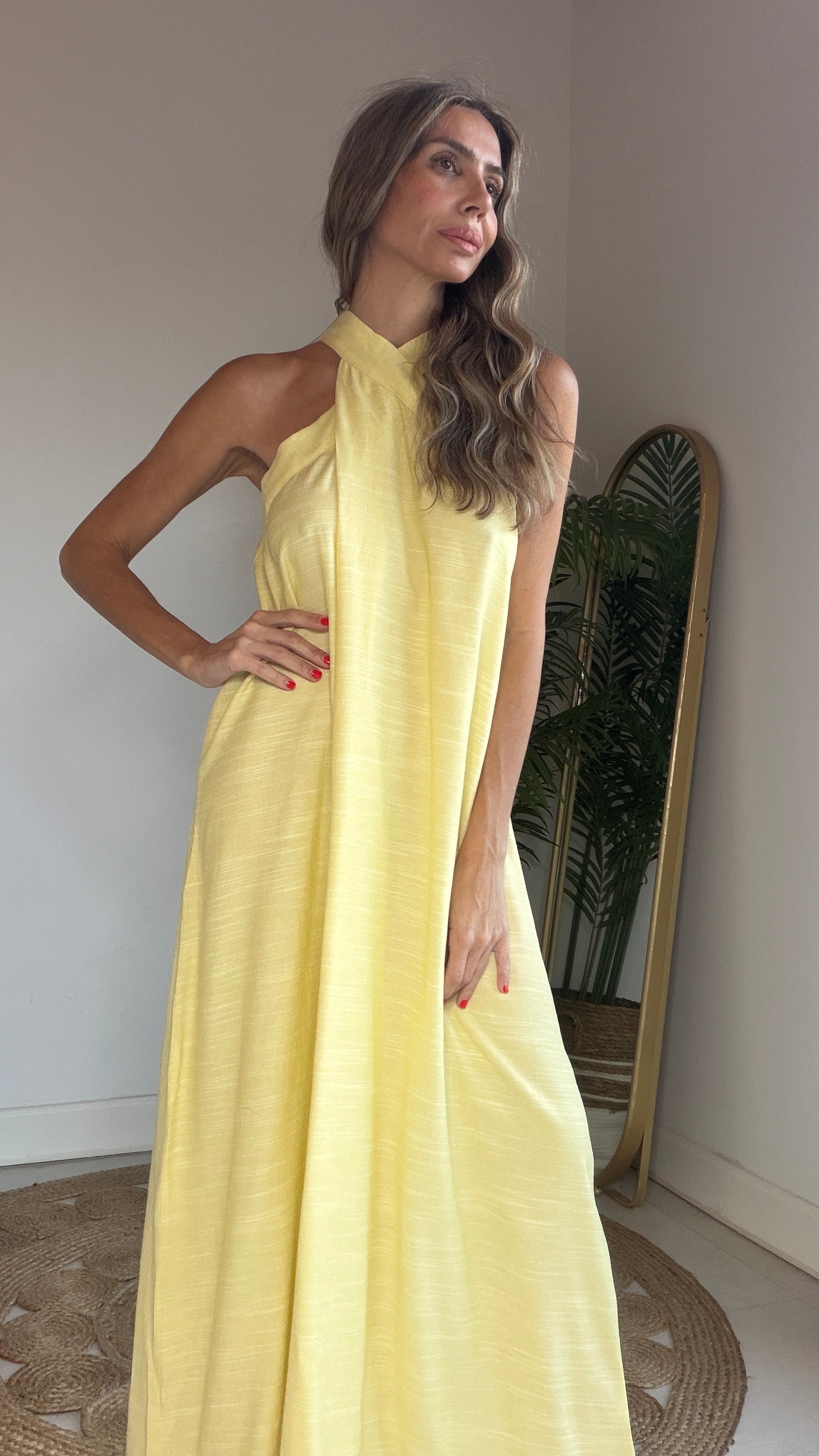 Vestido Cuello Halter