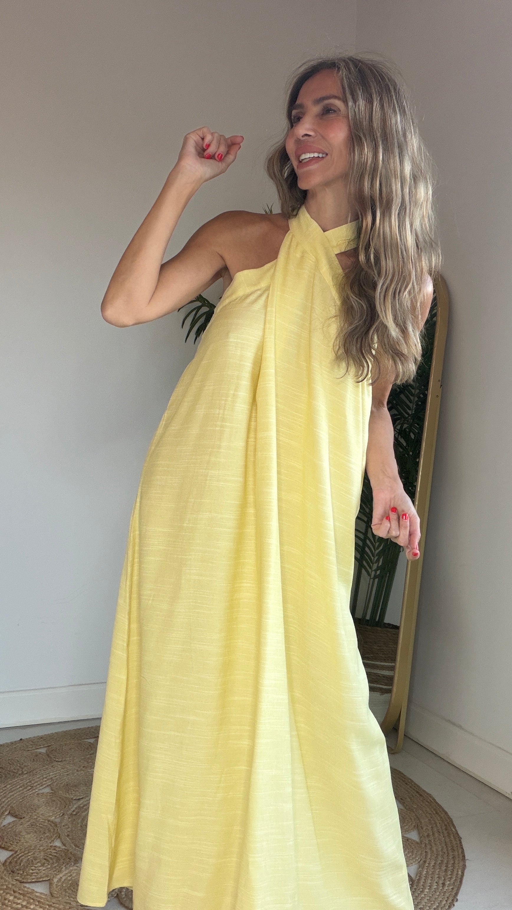 Vestido Cuello Halter