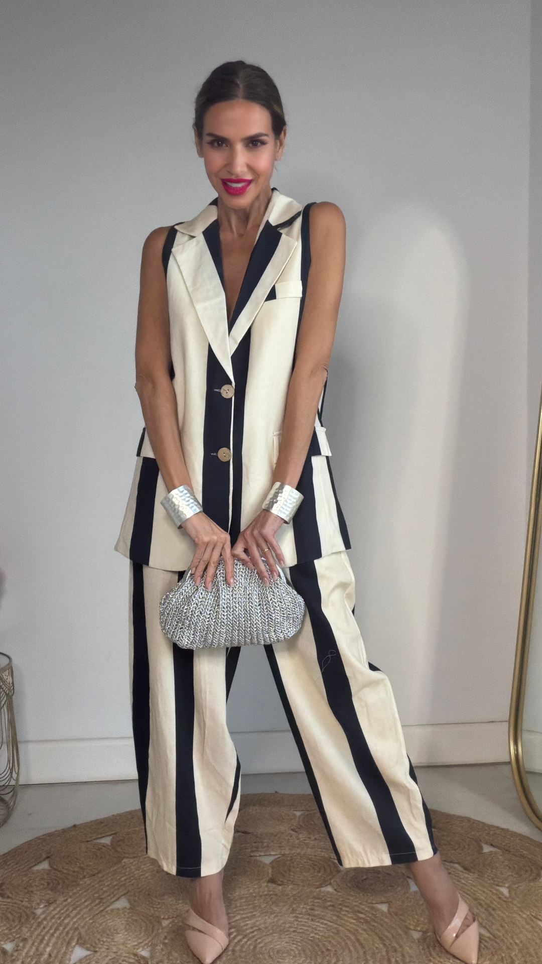 Set lino rayas