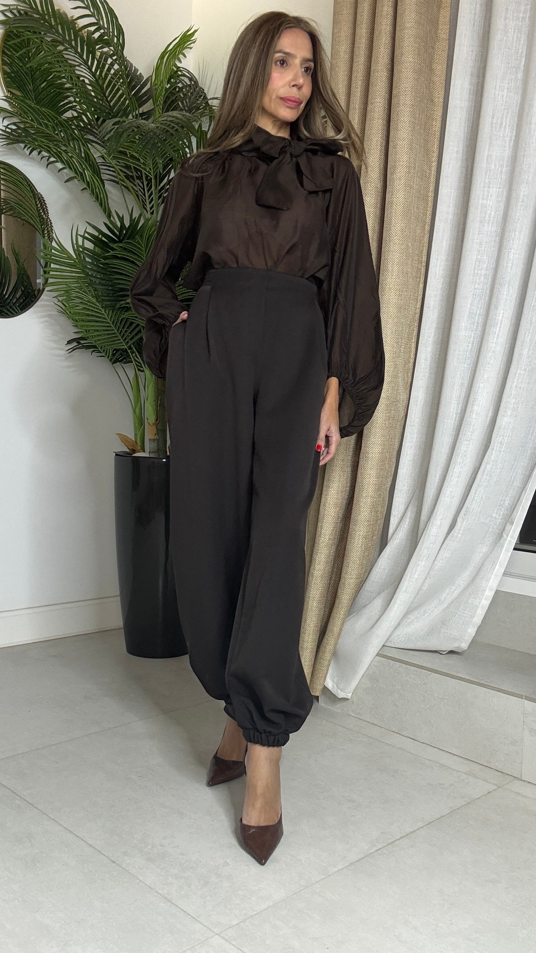 Pantalón Moma bombacho