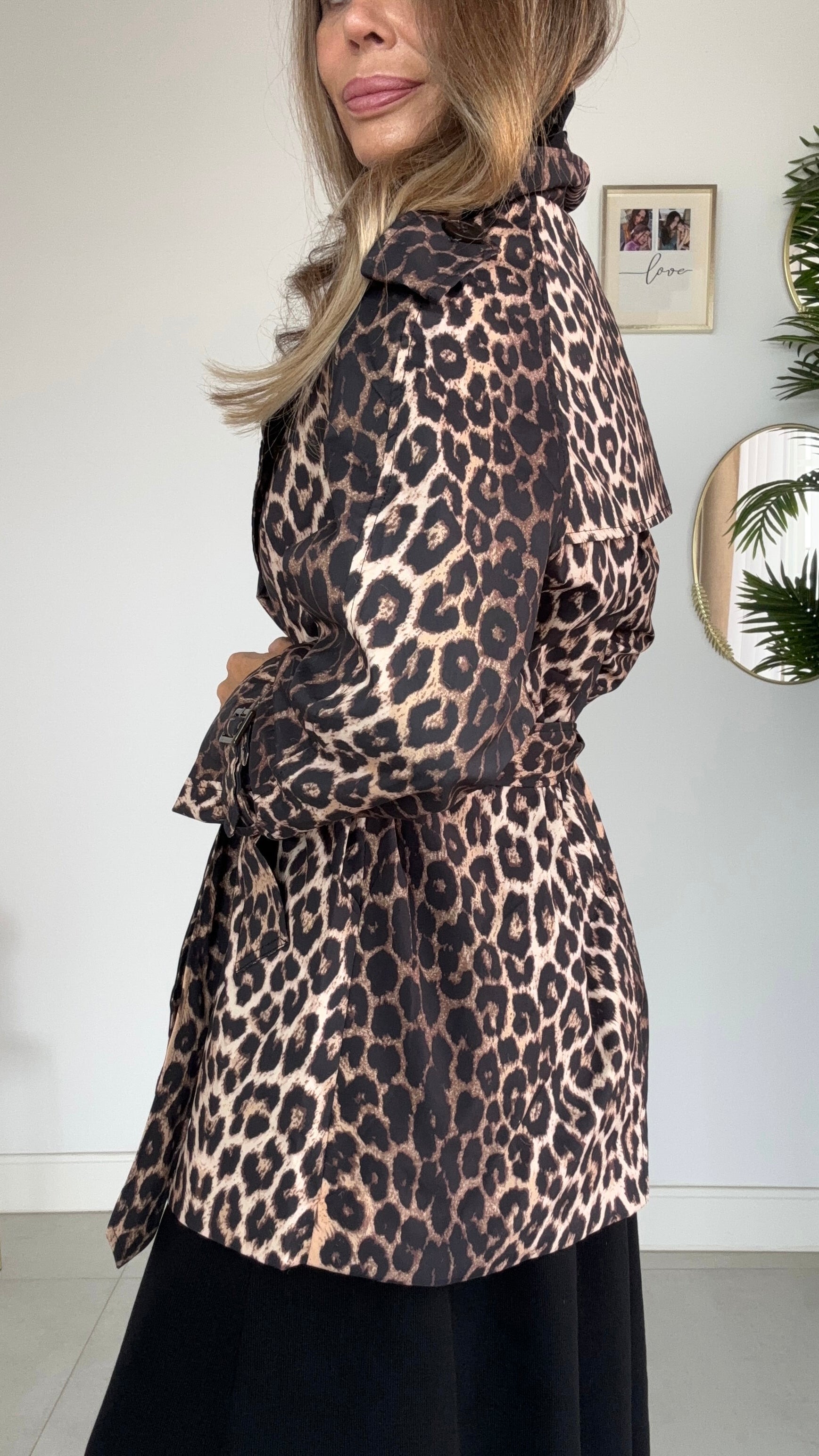 Gabardina  Impermeable Animal Print