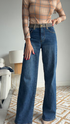Pantalón vaquero Tartán