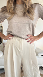 Jersey básico cuello redondo